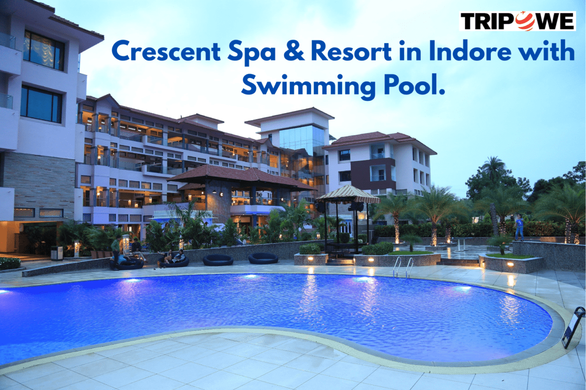 Crescent Spa & Resort in Indore with Swimming Pool.