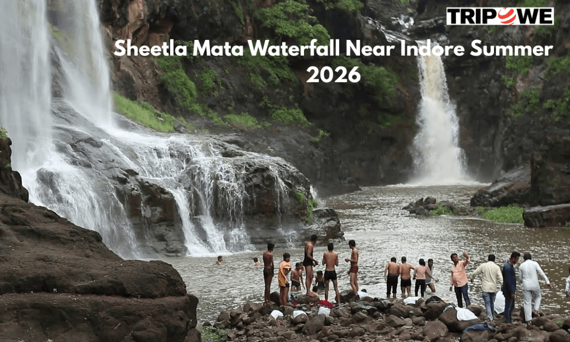 Sheetla Mata Waterfall Near Indore Summer 2026