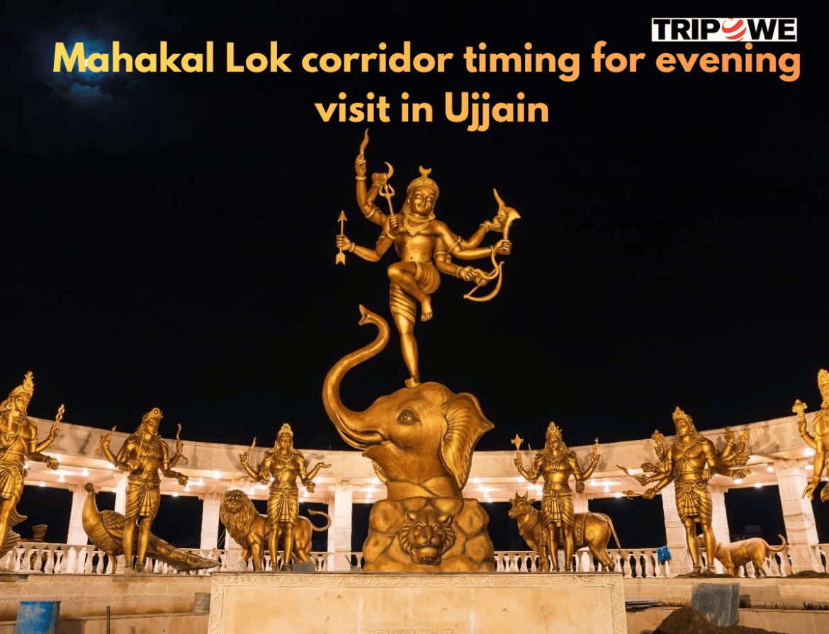 mahakal lok corridor timing for evening visit in ujjain